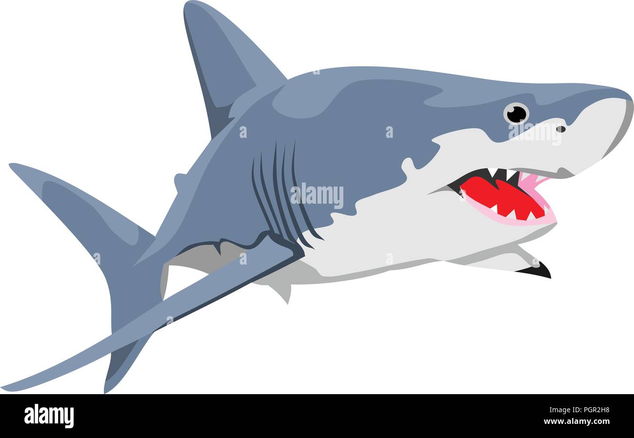 Animale di pesce di squalo Illustrazione Vettoriale