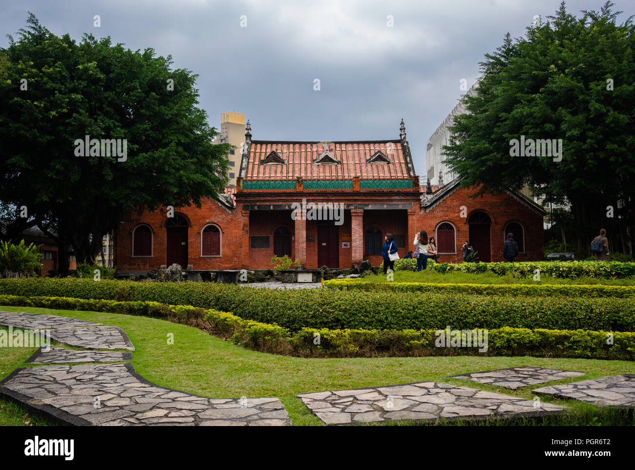 11 febbraio 2018, Tamsui Taiwan: l'ex Oxford University College ora parte di Aletheia University in Tamsui district New Taipei Taiwan Foto Stock