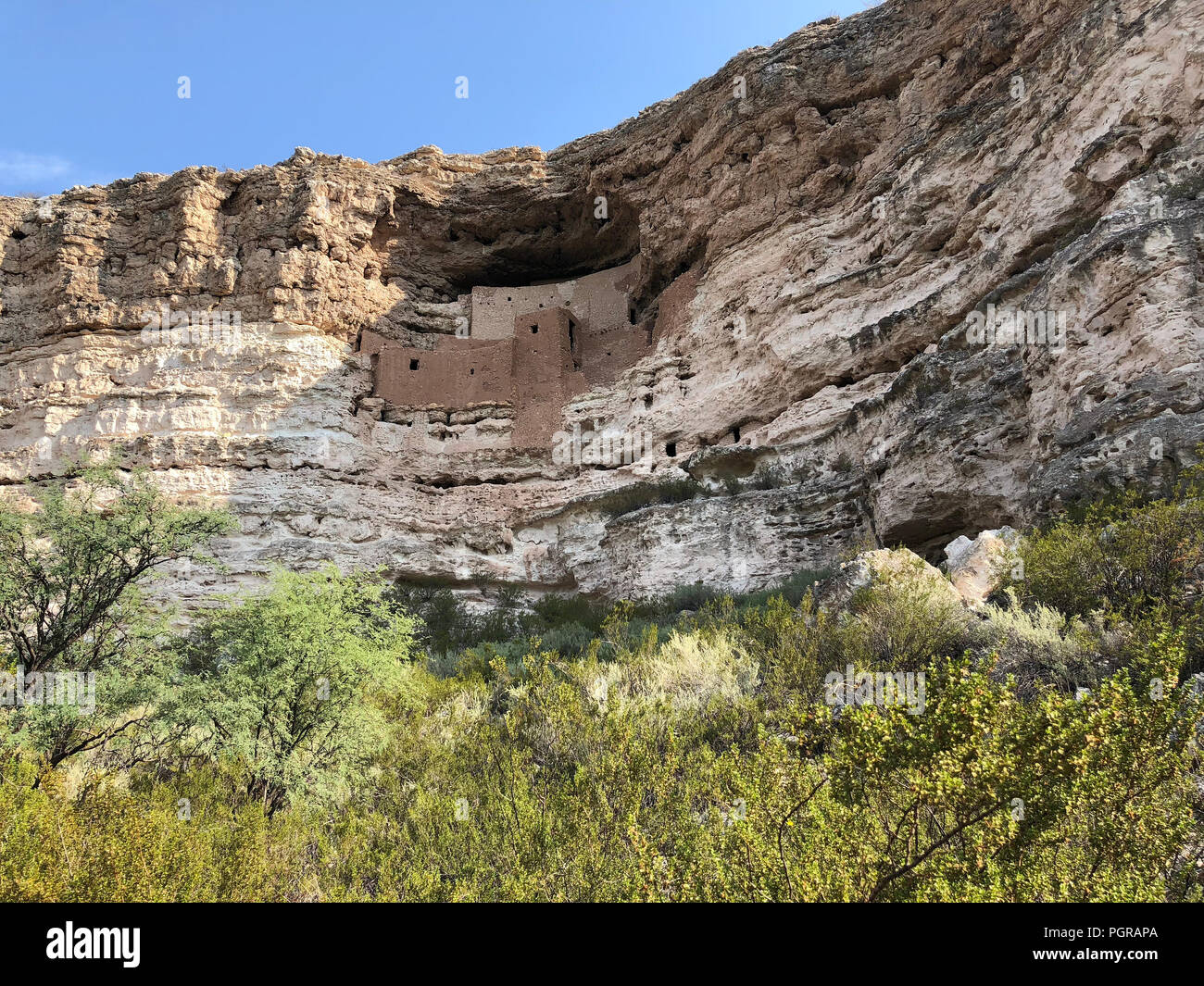 Montezuma Castle National Monument cliff abitazione Foto Stock