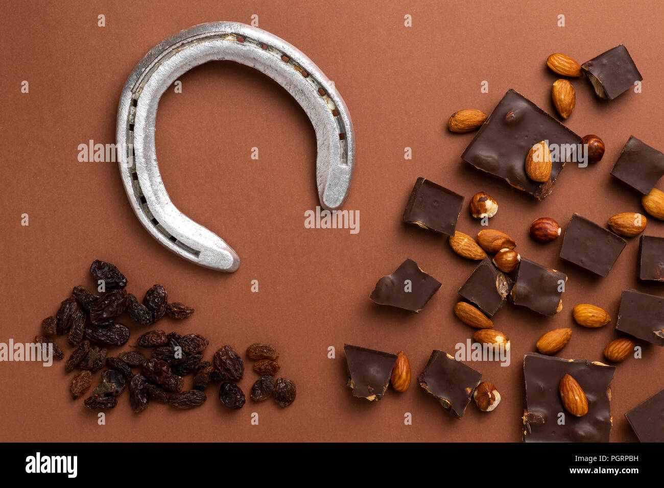 Cioccolato - a ferro di cavallo Foto stock - Alamy