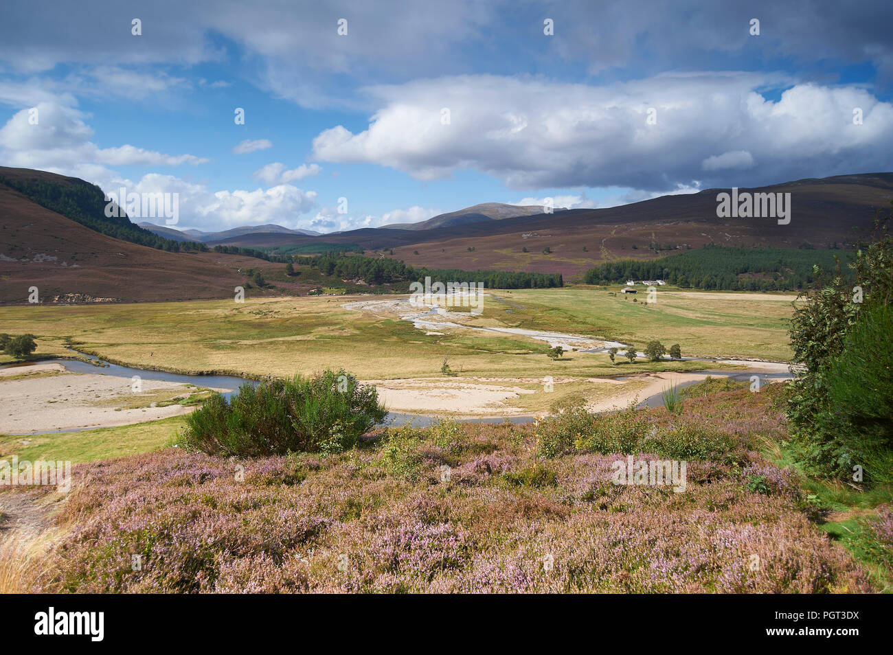 Linn di Dee, Braemar, Highlands scozzesi, Perth and Kinross, Scozia, GB. Foto Stock