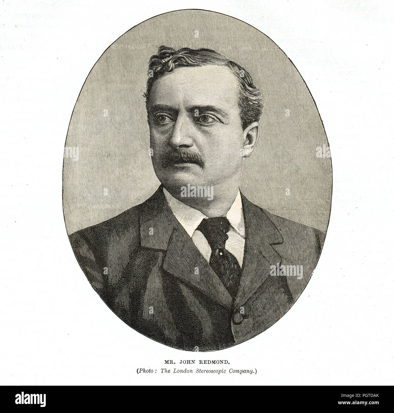 John Redmond, MP, irlandese politico nazionalista, circa 1900 Foto Stock