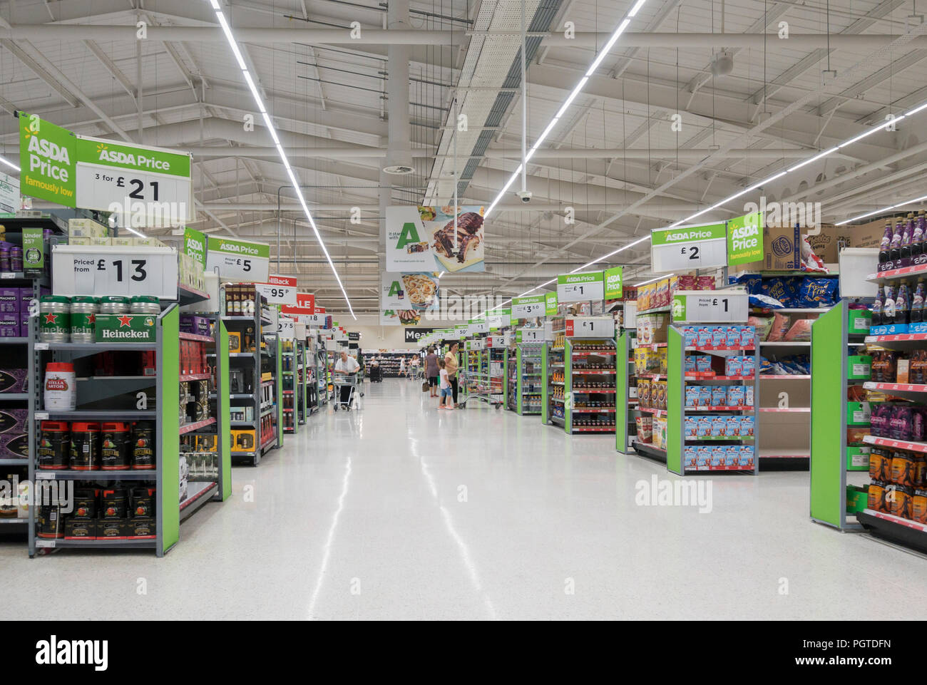 Asda superstore REGNO UNITO Foto Stock