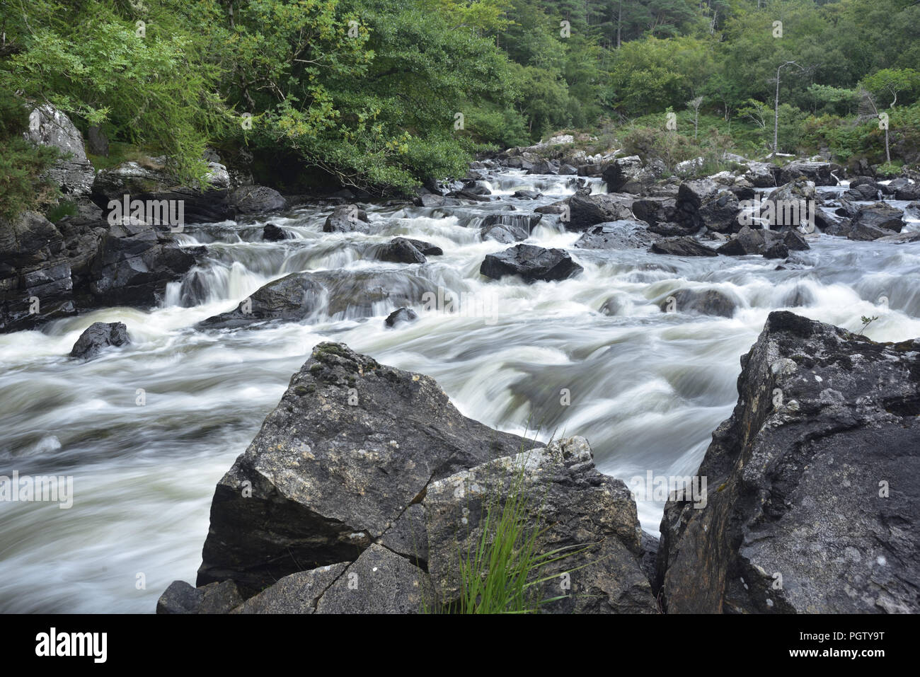 Fiume Inver, Lochinver, Assynt, Scozia Foto Stock