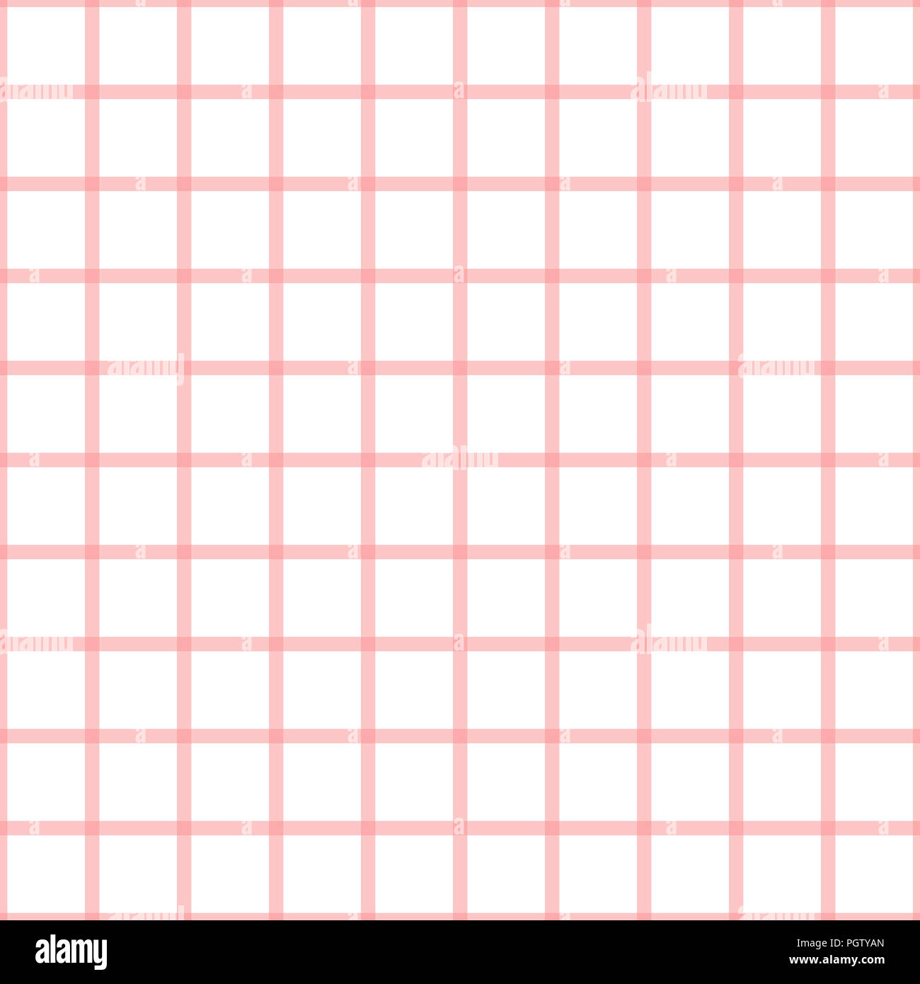 Seamless plaid, schema di controllo di colore rosa e bianco. Design per la carta da parati, tessuto, tessile, della carta. Sfondo semplice Foto Stock
