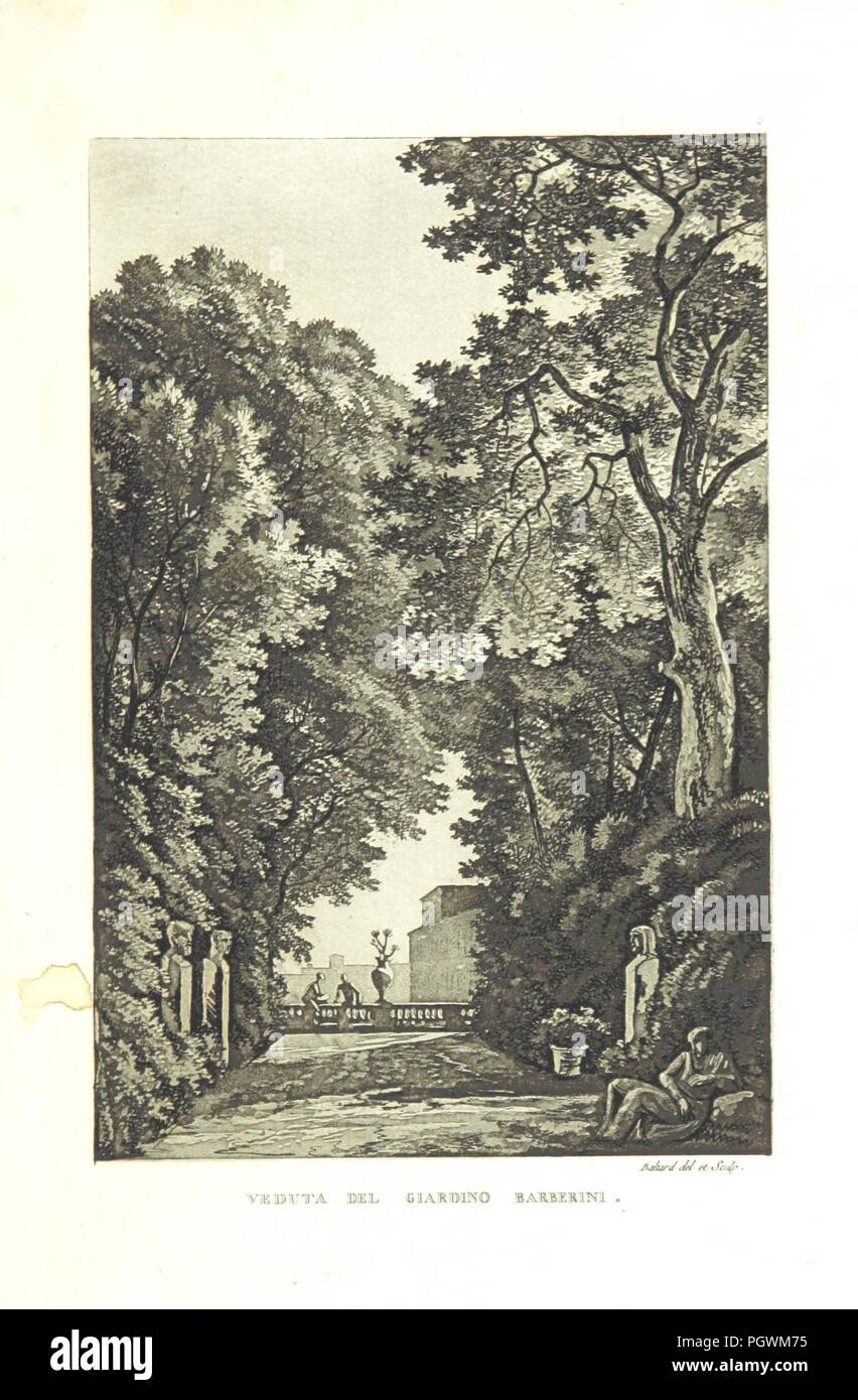 Immagine dalla pagina 51 di "Lettres, ou viaggio pittoresco dans les Alpes, en passant par la route de Lyon et le Mont-Cénis; suivi d'onu Recueil de vues des monumens antiques de Roma ... en 48 planches et onu frontispice des0009. Foto Stock