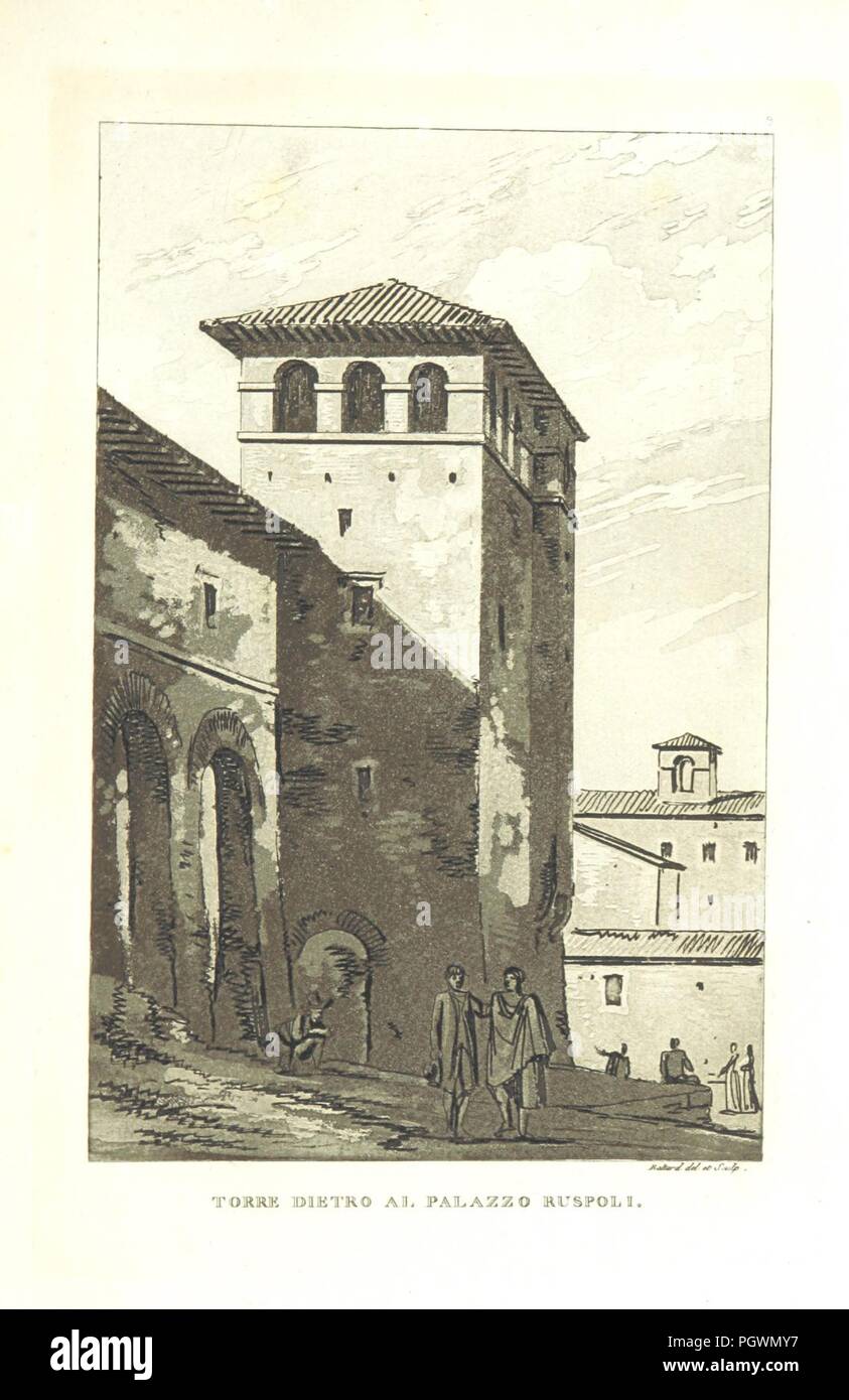 Immagine dalla pagina 59 di "Lettres, ou viaggio pittoresco dans les Alpes, en passant par la route de Lyon et le Mont-Cénis; suivi d'onu Recueil de vues des monumens antiques de Roma ... en 48 planches et onu frontispice des0062. Foto Stock