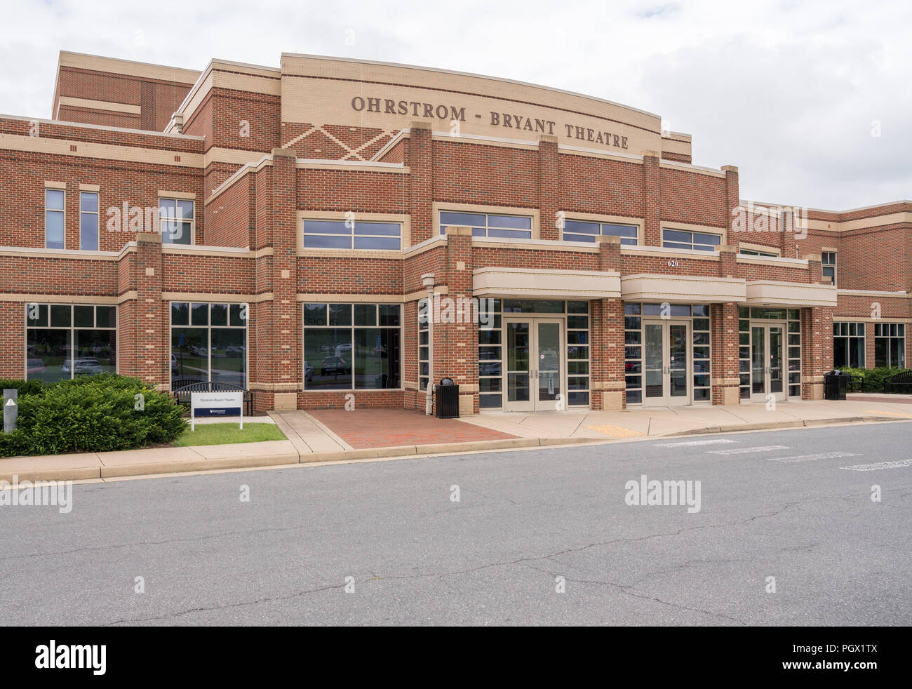 Ohrstrom-Bryant teatro a Shenandoah Università di Winchester VA Foto Stock