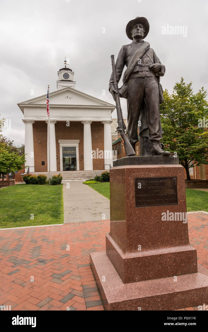 Shenandoah Valley museo della guerra civile in Winchester VA Foto Stock