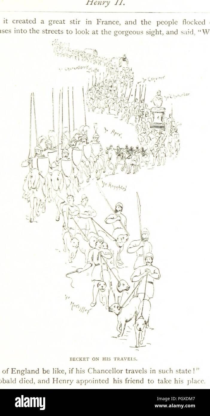 Immagine dalla pagina 177 di "Bambini storia fairy di Inghilterra ... Con duecento illustrazioni originali da E. Marillier ... Antica la Gran Bretagna a Edward I' . Foto Stock