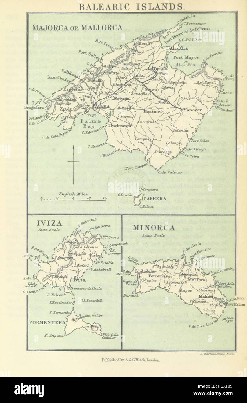 Immagine dalla pagina 486 di 'O'Shea guida per la Spagna e il Portogallo. A cura di John Lomas. Decima edizione. [Con una mappa allentati e piani.]' . Foto Stock
