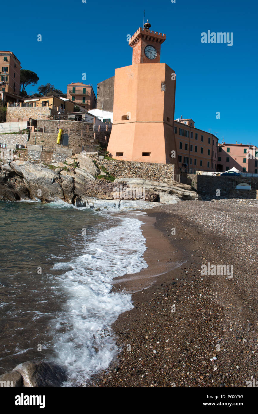 Appiani torre. Rio Marina Foto Stock