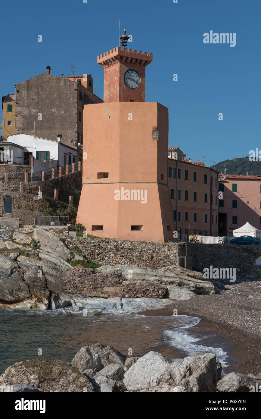 Appiani torre. Rio Marina Foto Stock