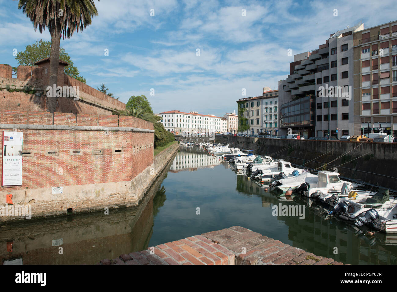 Fortezza Nuova. Fortezza rinascimentale circondato da canali nel centro della città Foto Stock