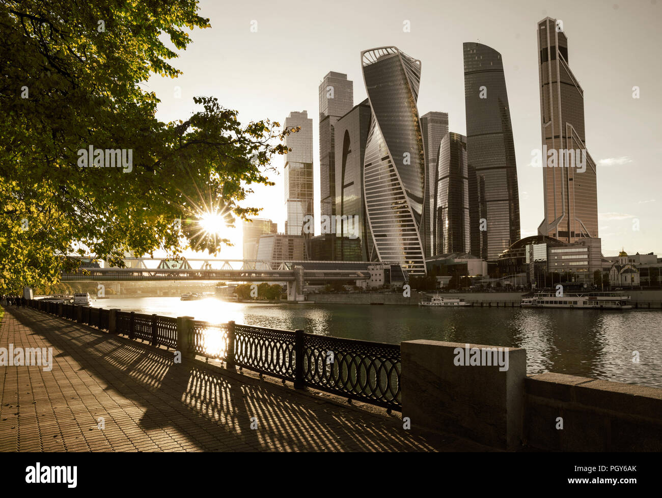 Moscow City International Business Center, Russia Foto Stock