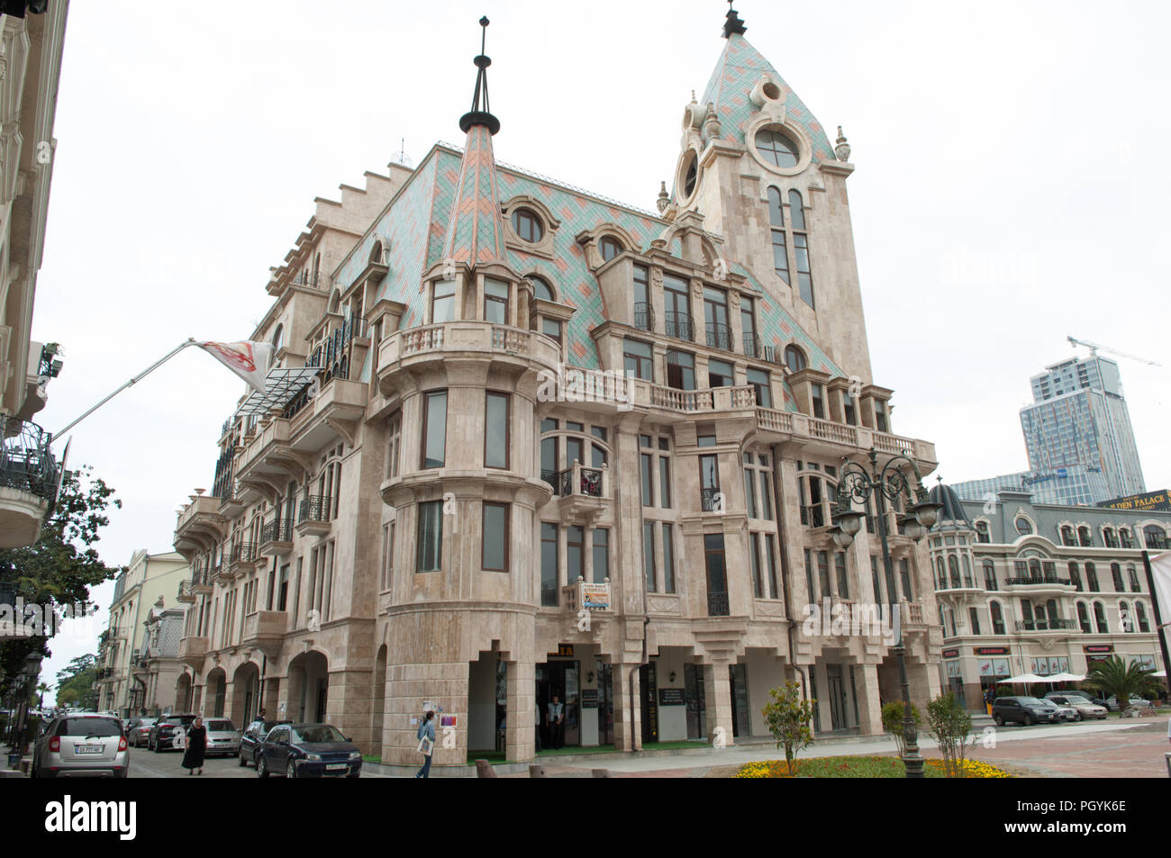 Un impero francese edificio di stile, Batumi, Georgia Foto Stock