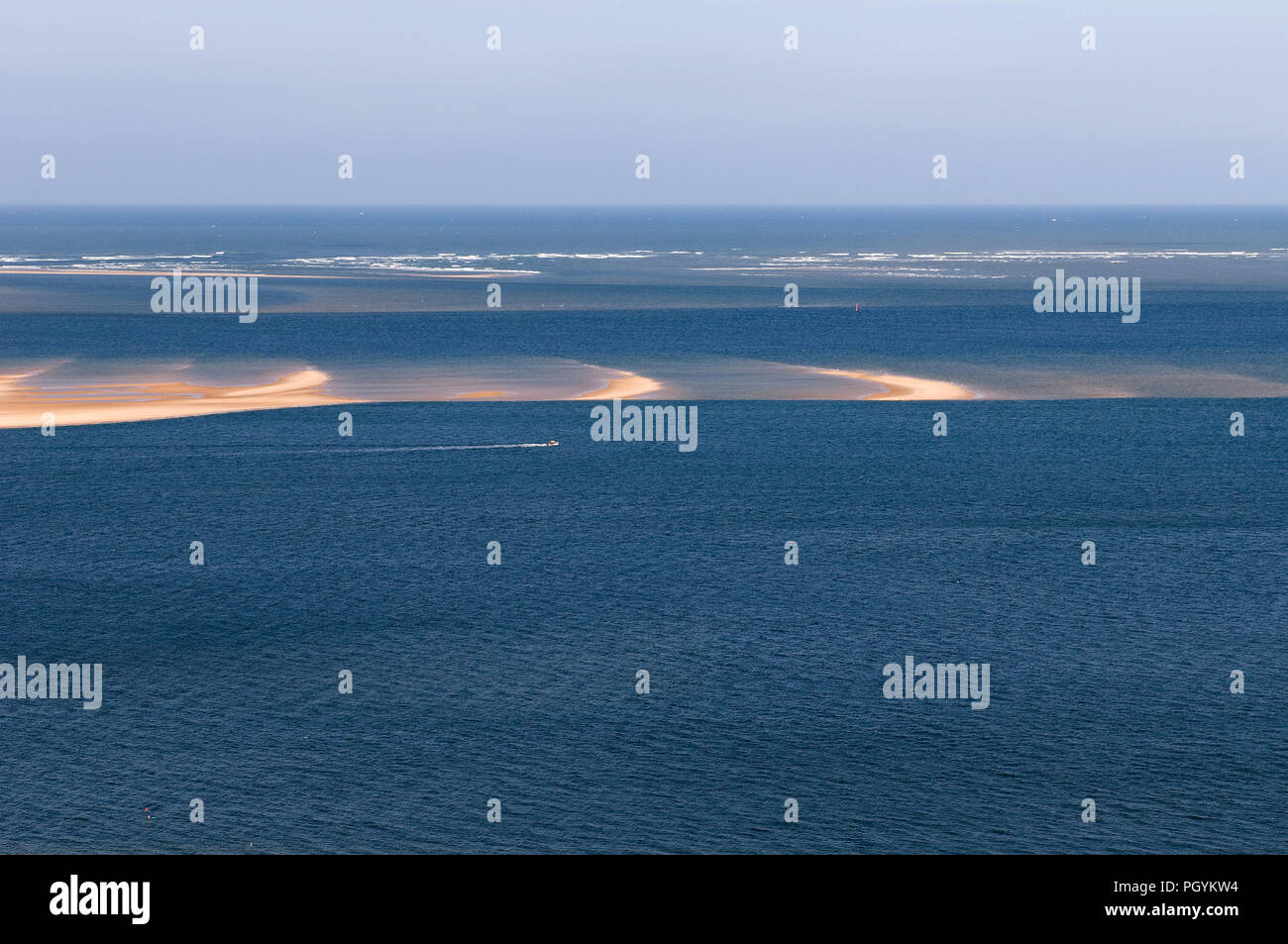 Francia - Bassin d'Arcachon - Gironda (33) - Banc d'Arguin - Océan Atlantique Foto Stock