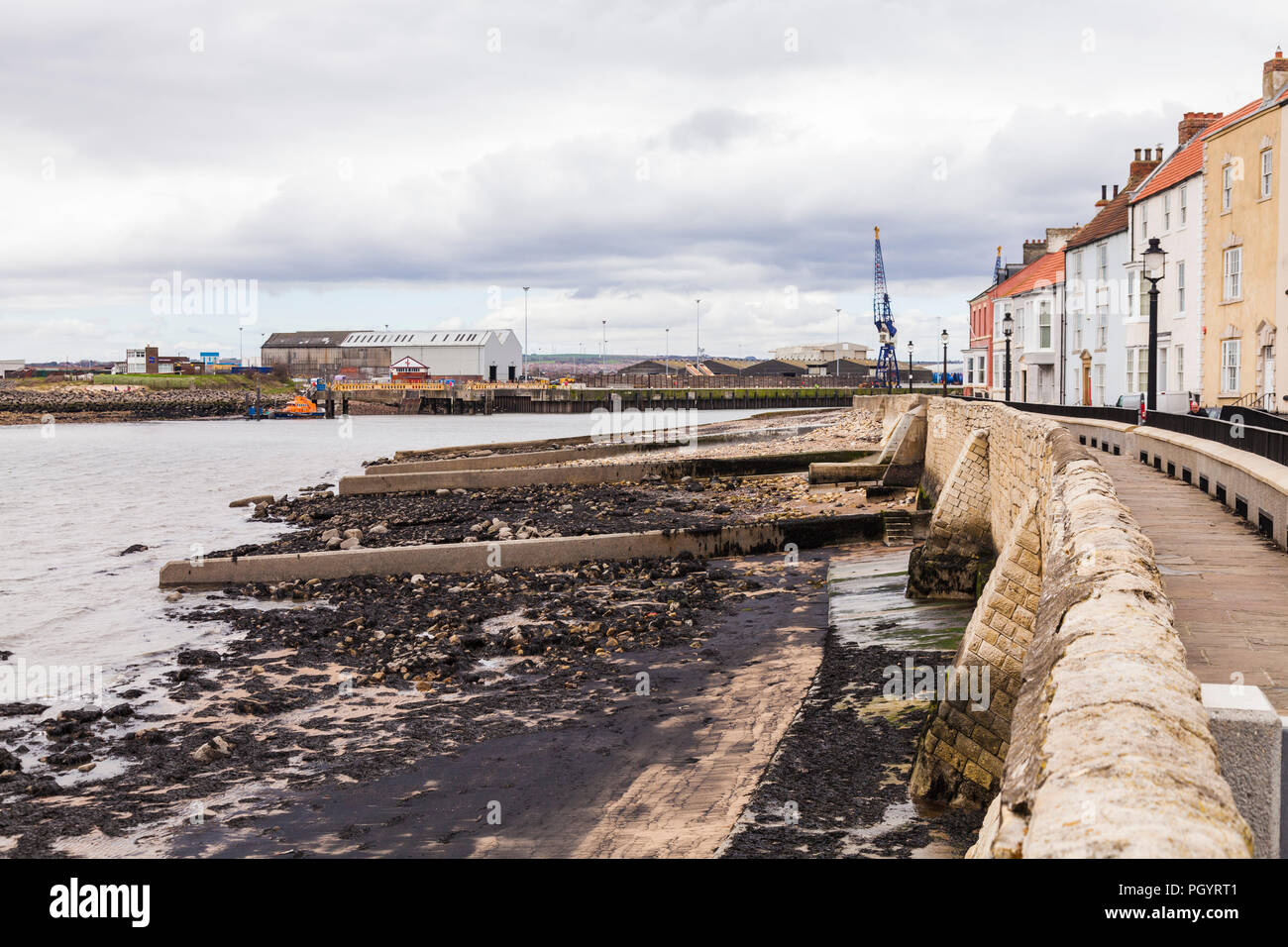 La capezzagna a Hartlepool,l'Inghilterra,UK Foto Stock