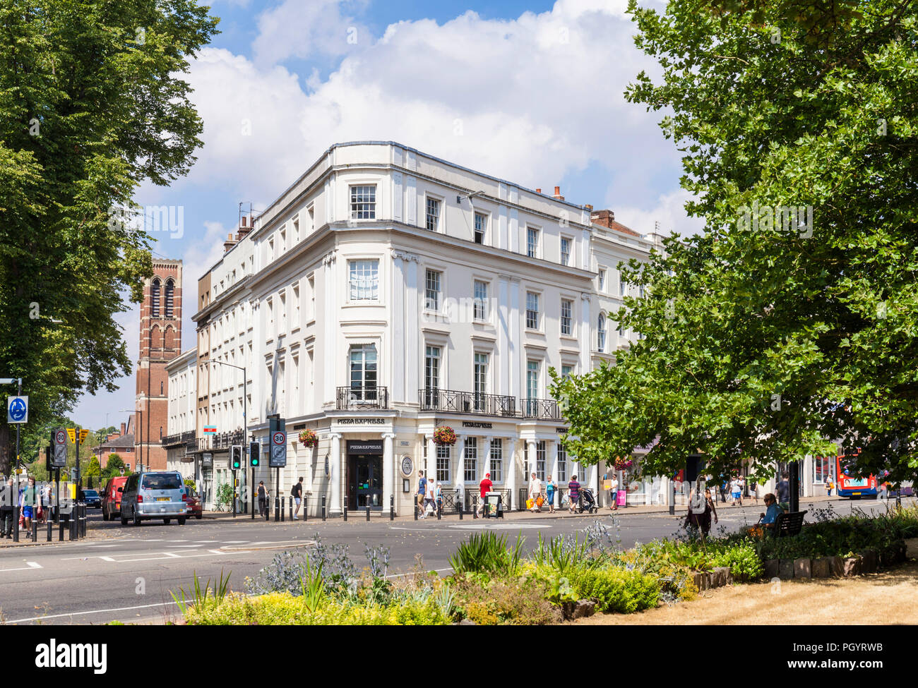 Leamington Spa royal leamington spa town Warwickshire England Regno unito Gb europa Foto Stock