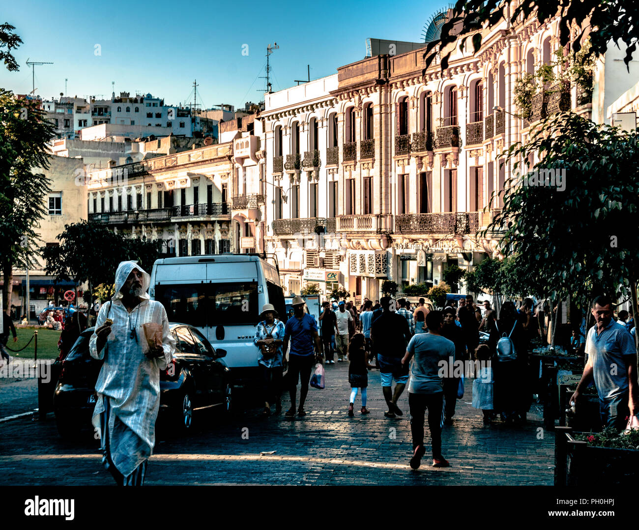 Grand socco di Tangeri Foto Stock