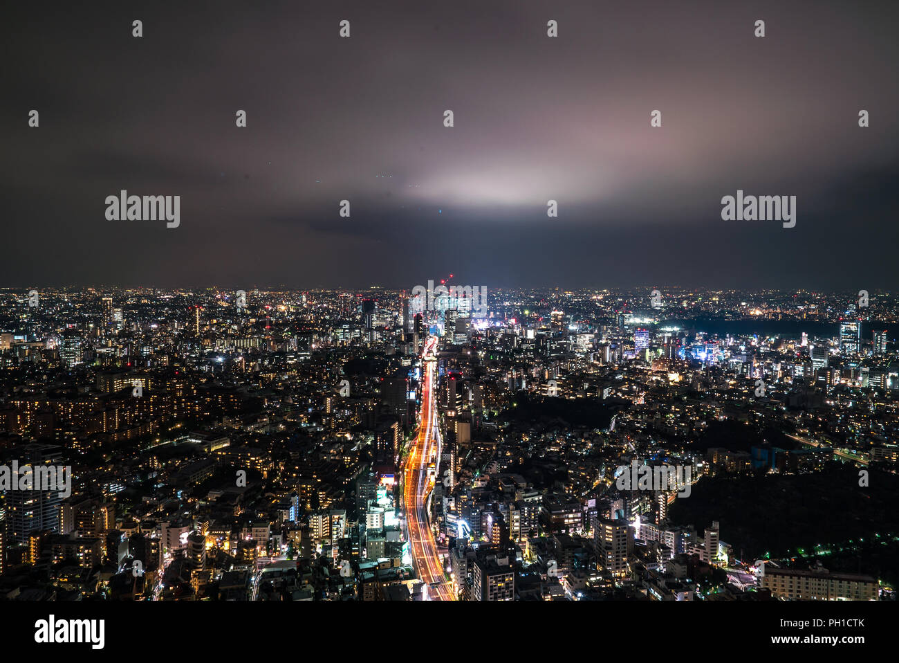 La Torre di Tokyo, Giappone - Comunicazione e torre di osservazione. Foto Stock