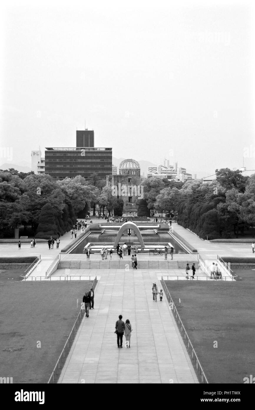 Ricordo tranquilla nella Pace di Hiroshima Parco Foto Stock