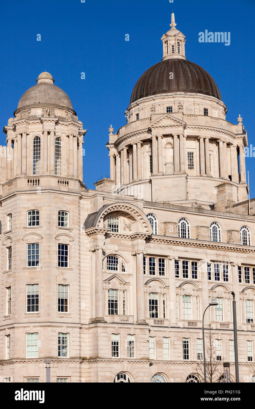 Porto di Liverpool edificio. Liverpool, Nord Ovest Inghilterra, Regno Unito. Foto Stock