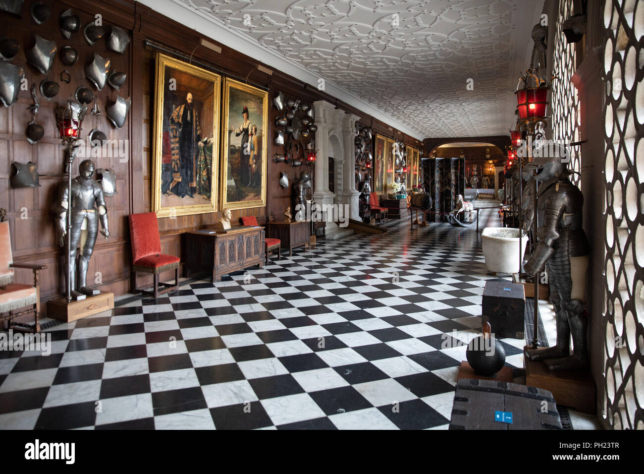 Hatfield House, a Hatfield, Hertfordshire, Inghilterra. Regno Unito Foto Stock