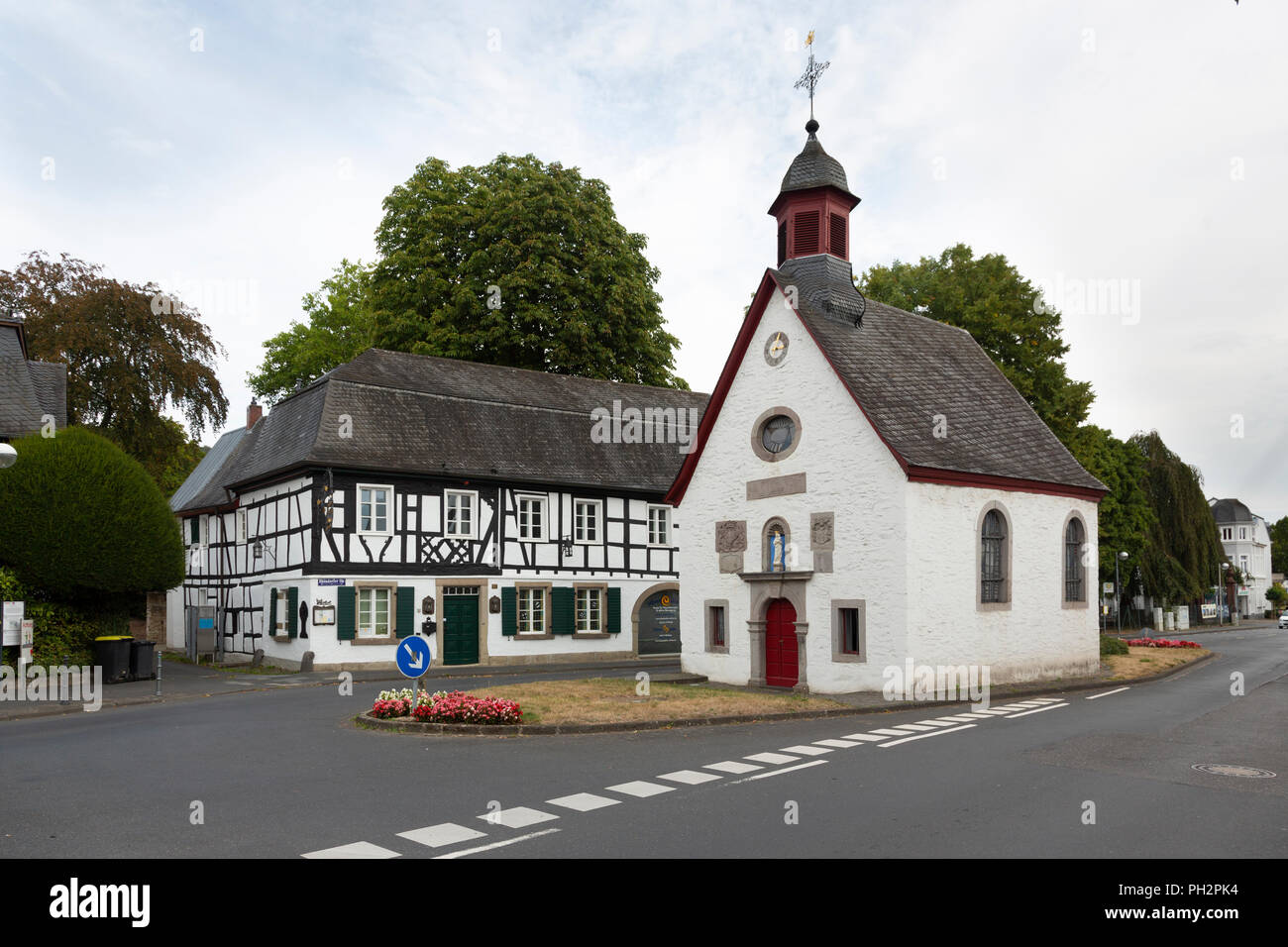 Cappella Marienkapelle in Rhoendorf, Bad Honnef, Germania. Foto Stock