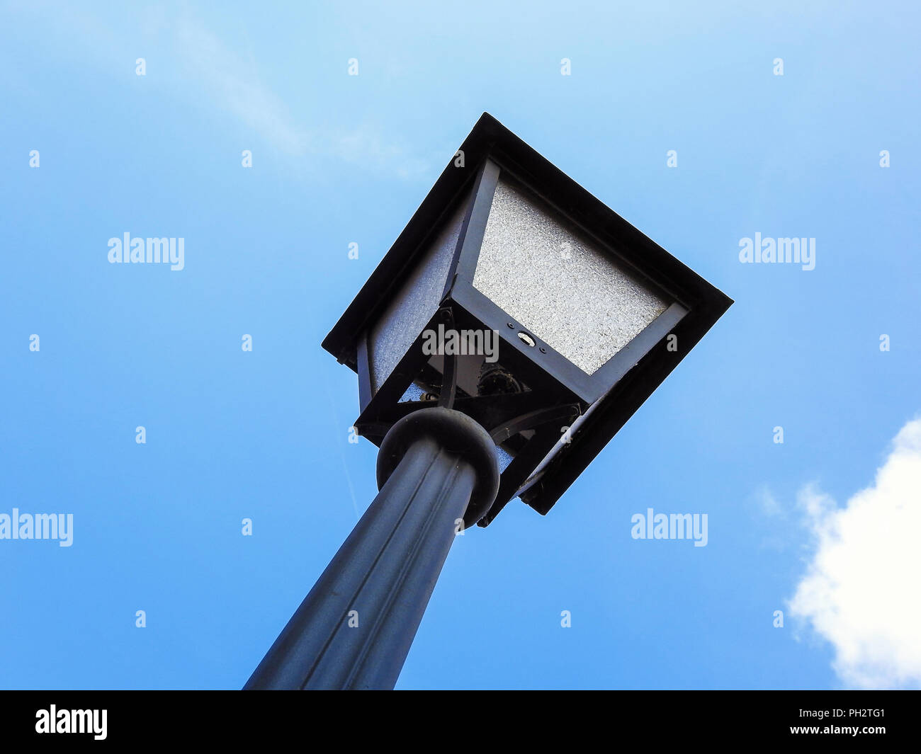 Ferro metallico lampione Foto Stock