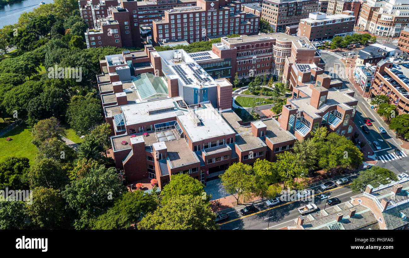 John F Kennedy School di governo o di Harvard Kennedy School (HKS), Harvard, Boston, MA, Stati Uniti d'America Foto Stock