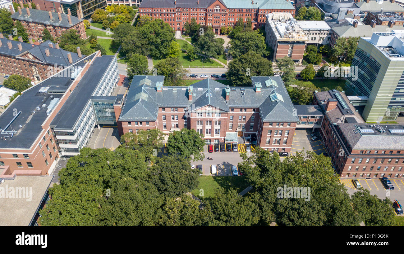 Pierce Hall, mari, Harvard Universtiy, Boston, MA, Stati Uniti d'America Foto Stock