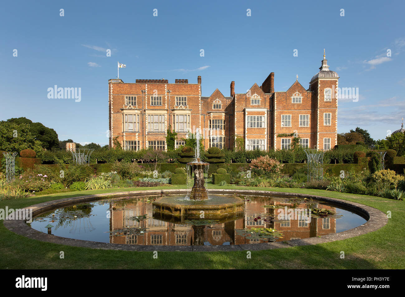 Hatfield House, a Hatfield, Hertfordshire, Inghilterra. Regno Unito Foto Stock