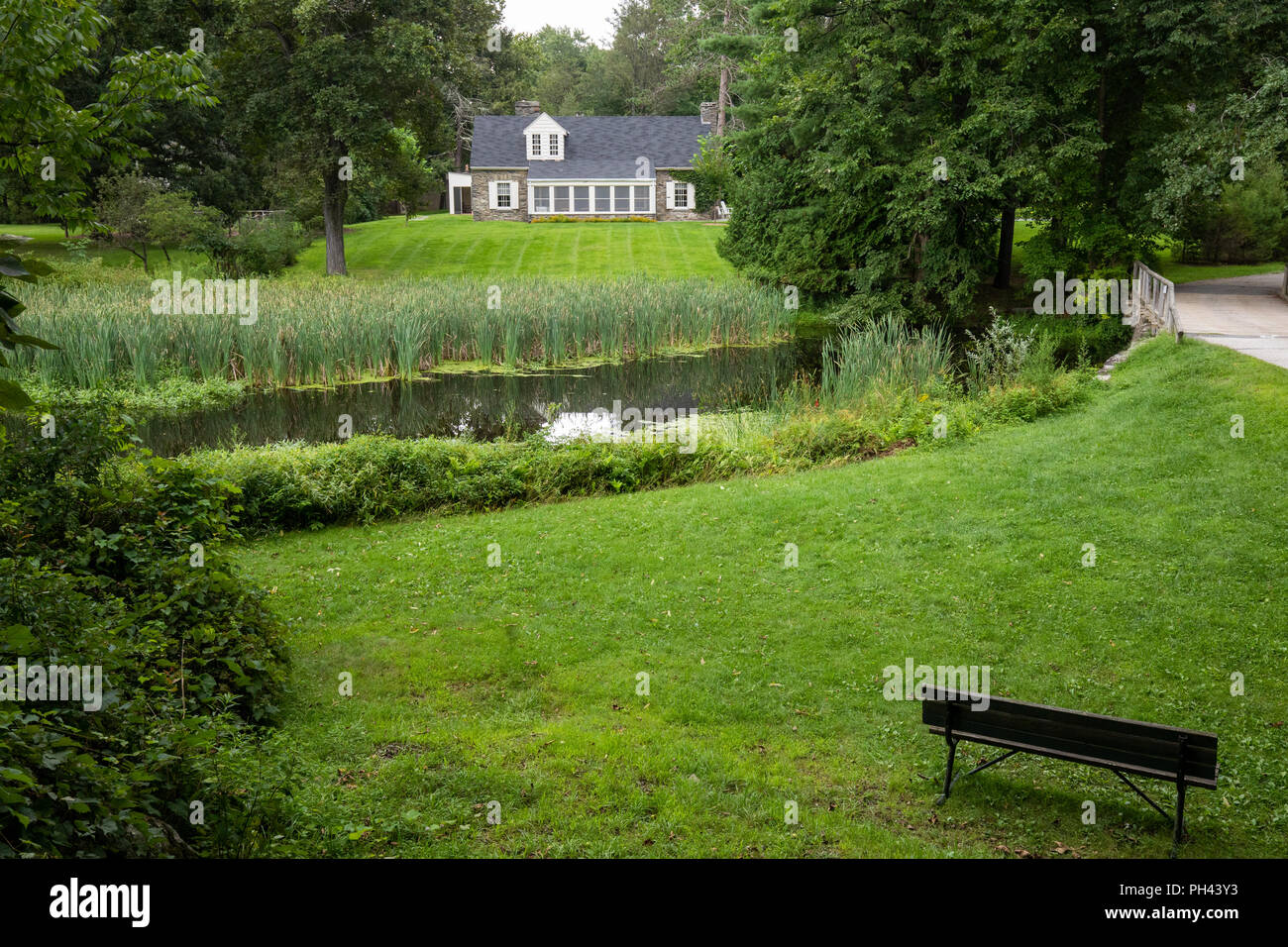 Val-Kill, Eleanor Roosevelt House, Hyde Park, New York, Stati Uniti d'America Foto Stock