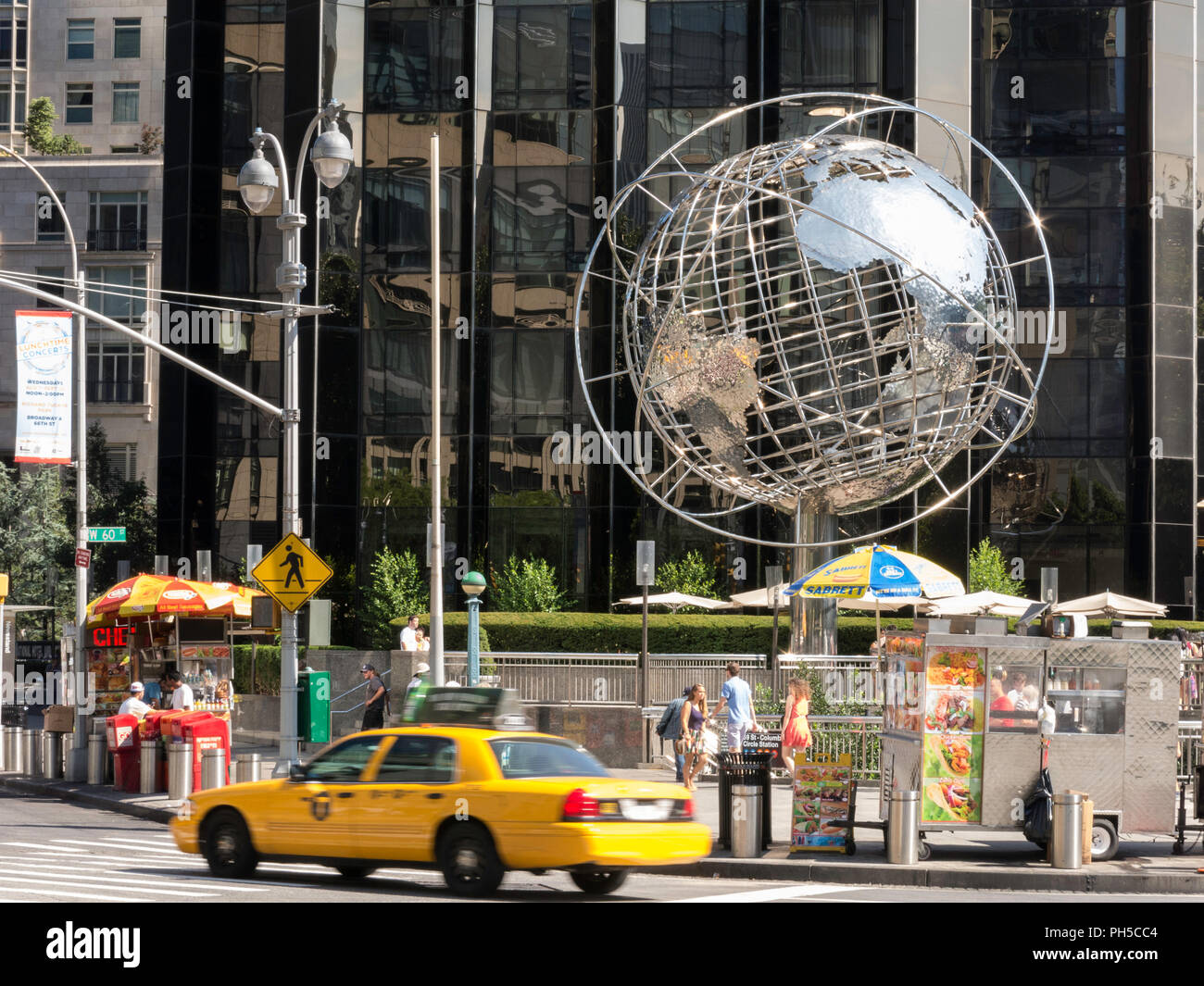 Columbus Circle, NYC, STATI UNITI D'AMERICA Foto Stock