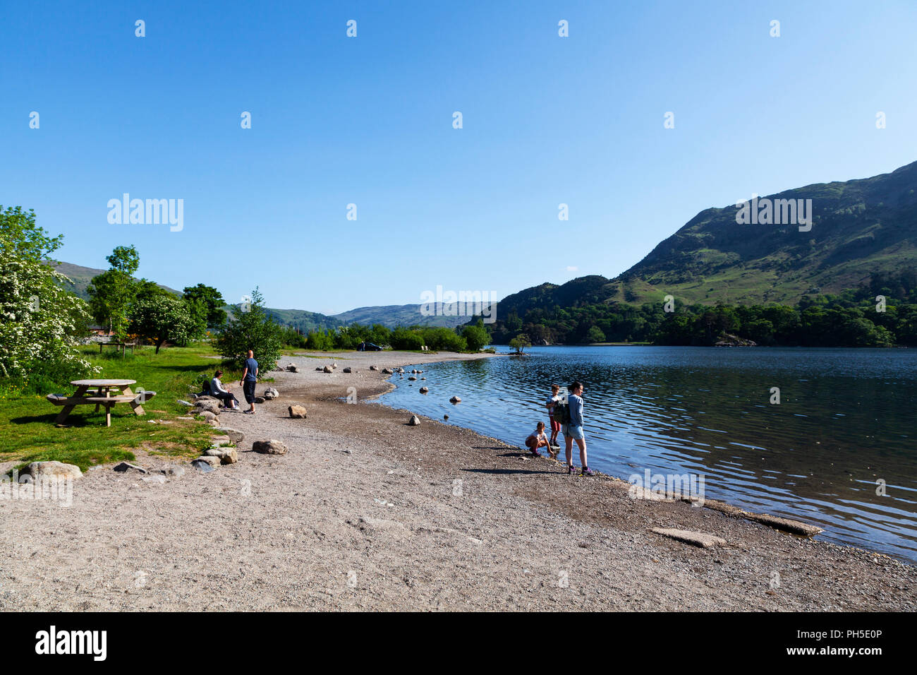 Ullswater, Parco Nazionale del Distretto dei Laghi, Cumbria, England, Regno Unito Foto Stock