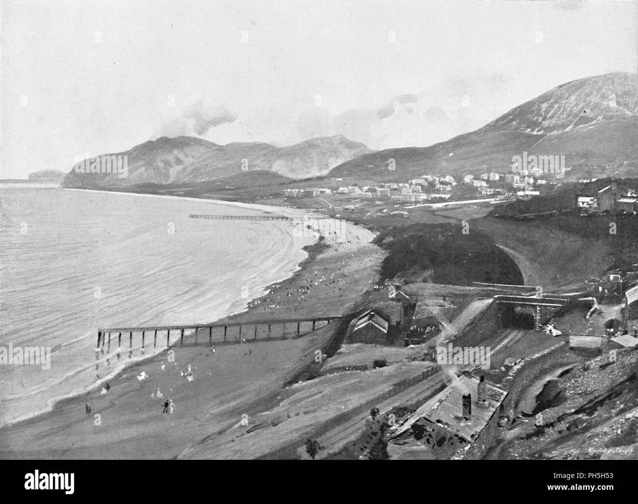 "Penmaenmawr', C1896. Artista: sconosciuto. Foto Stock