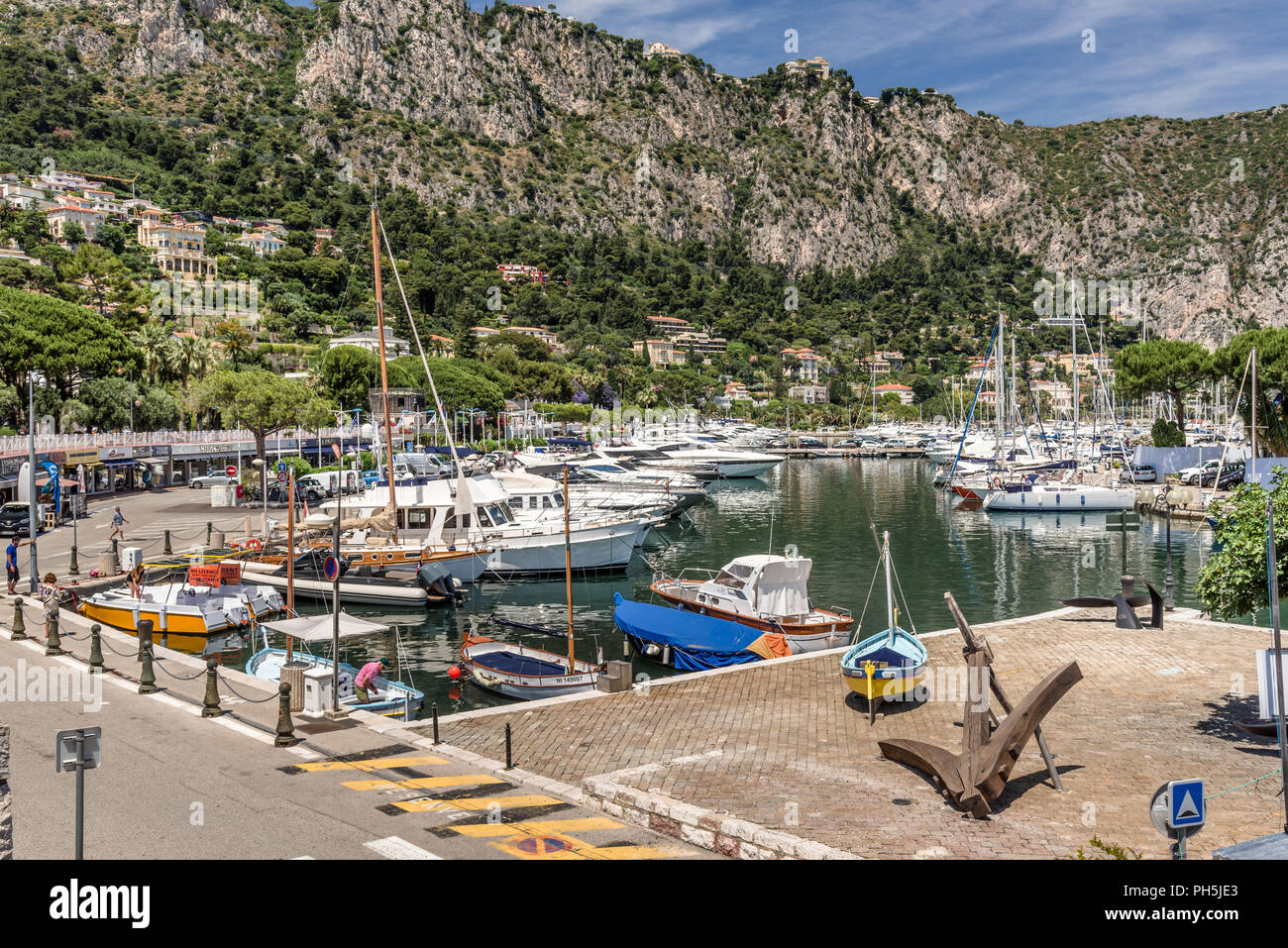 Yacht Harbour, Beaulieu-sur-Mer, Cote d'Azur Foto Stock