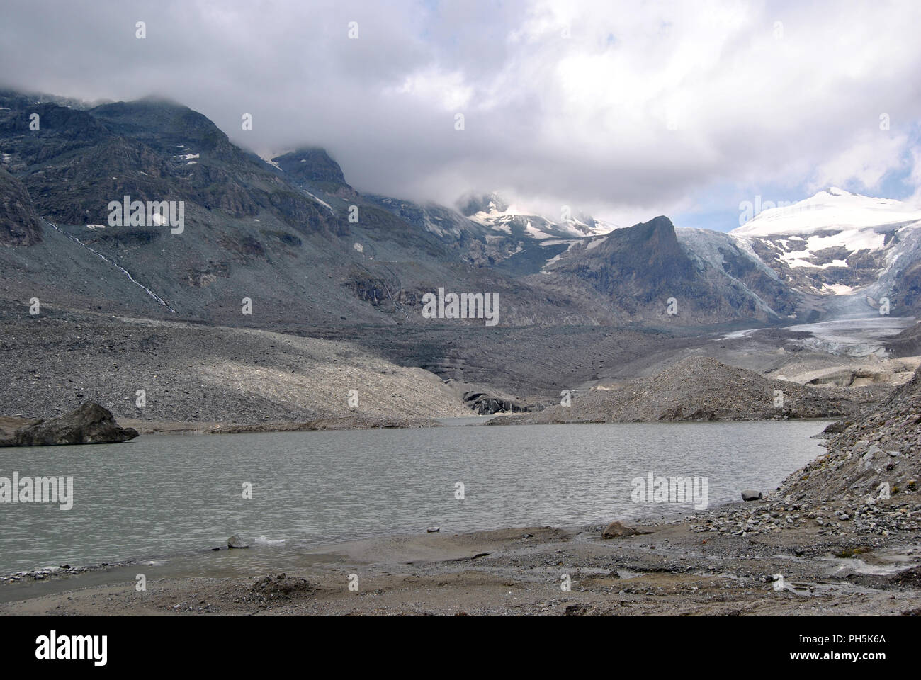 Austria, ghiacciaio Pasterze nel Gross Glockner gamma Foto Stock