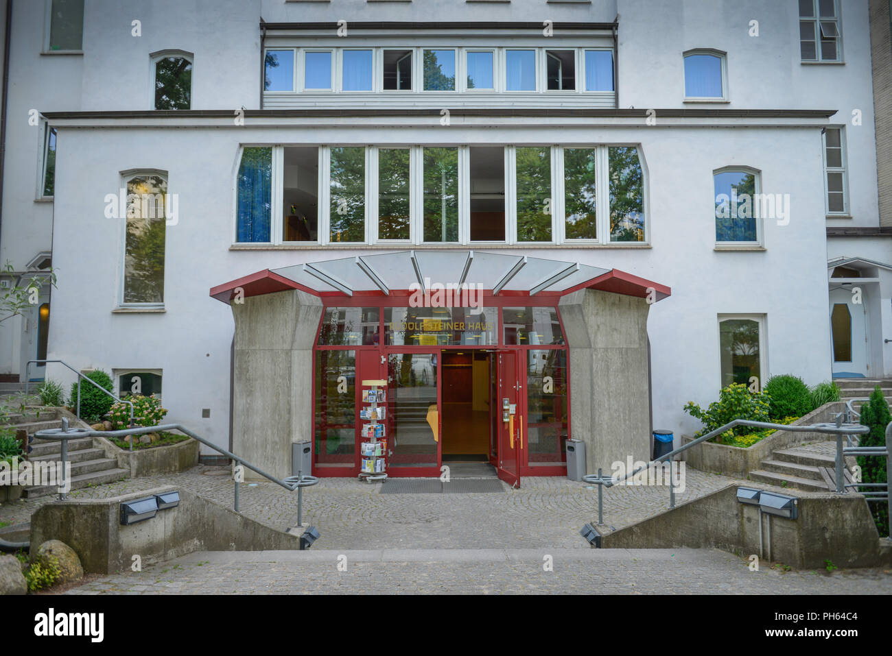 Rudolf Steiner Haus, Mittelweg, Rotherbaum, Amburgo, Deutschland Foto Stock