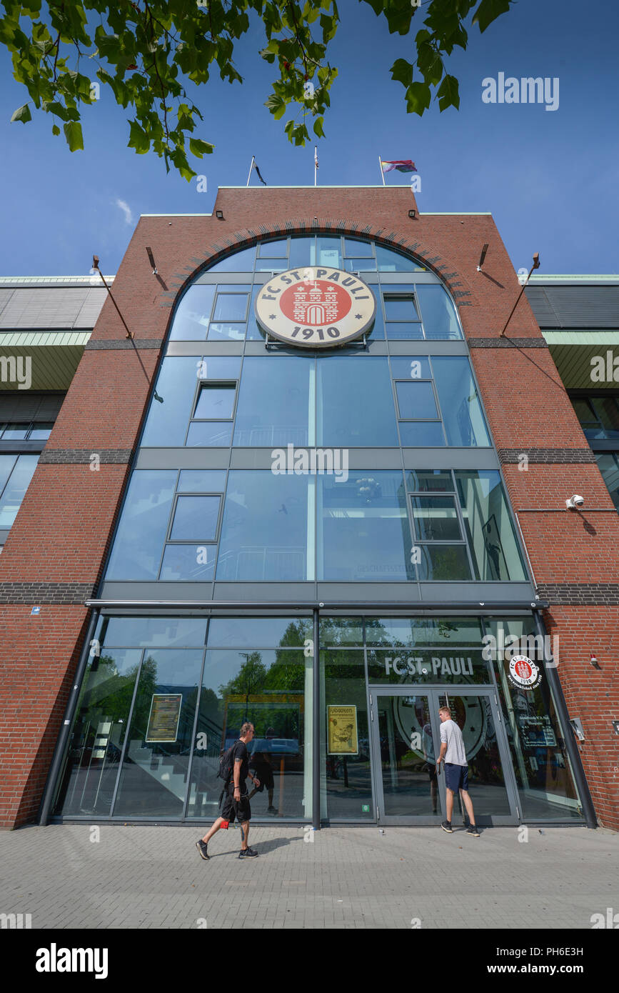 Millerntor-Stadion, St. Pauli, Amburgo, Deutschland Foto Stock