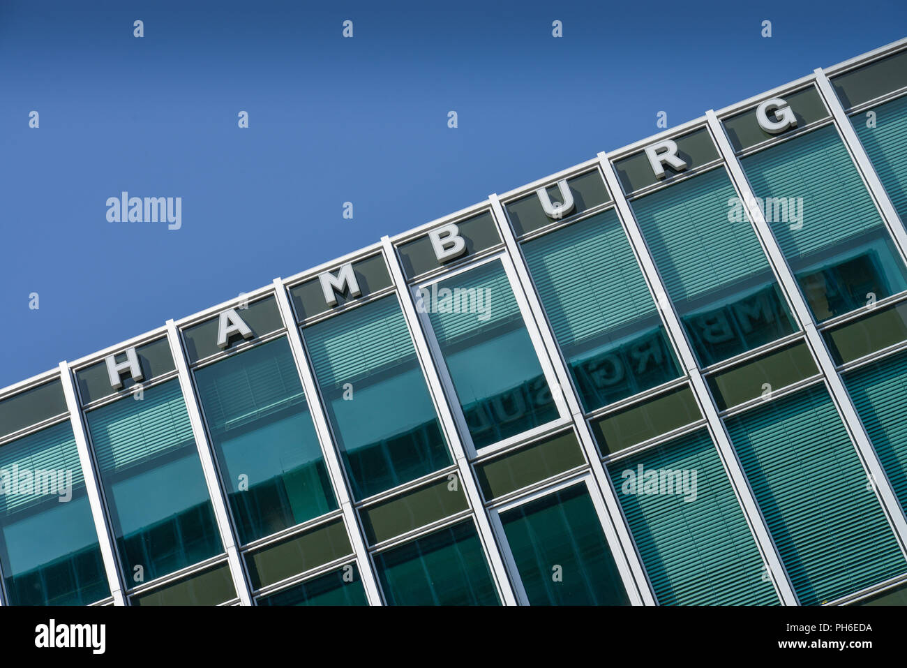 Reederei Hamburg Sued, Willy-Brandt-Strasse, Amburgo, Deutschland Foto Stock