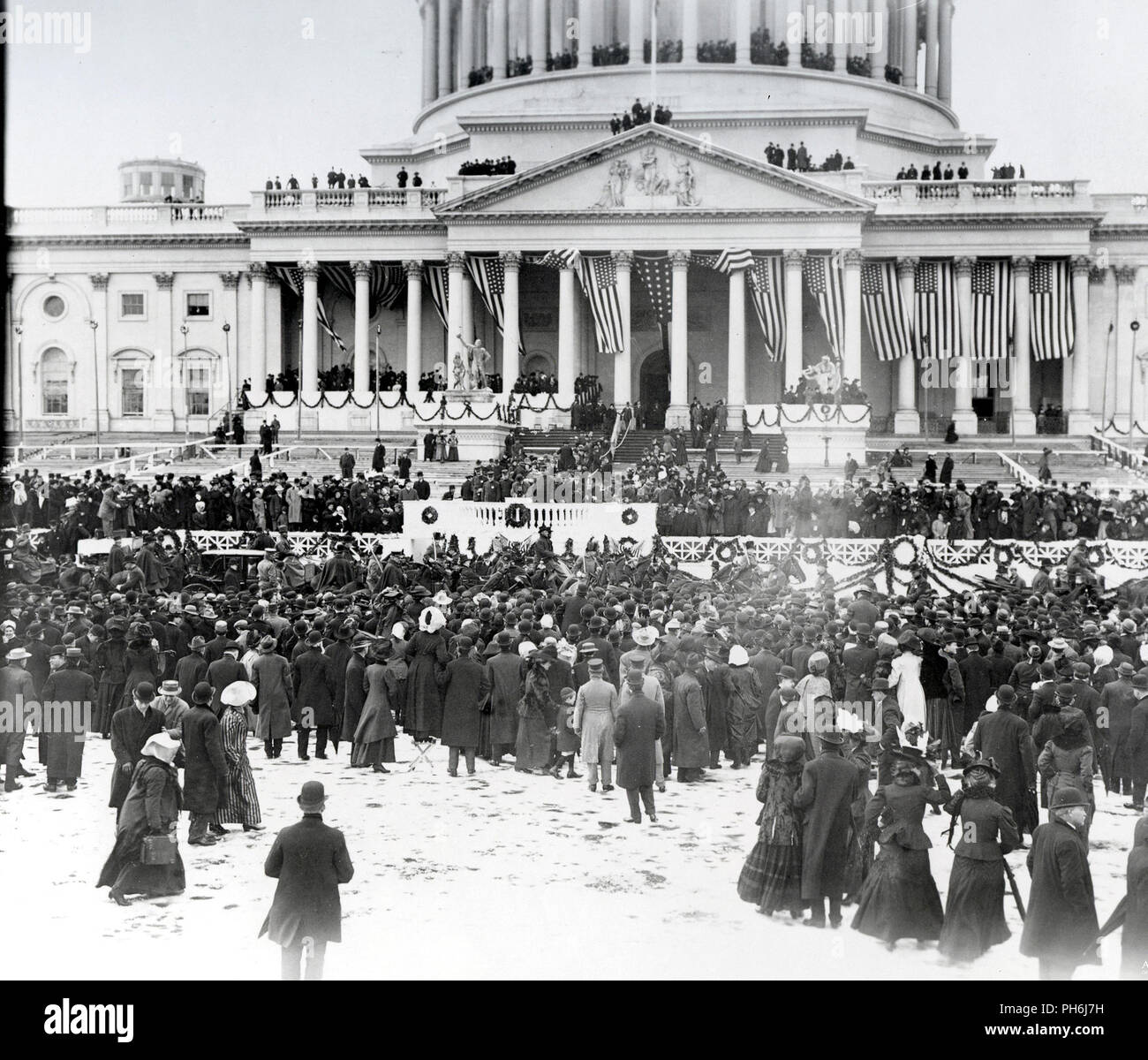 1909 William Taft Inaugurazione Foto Stock