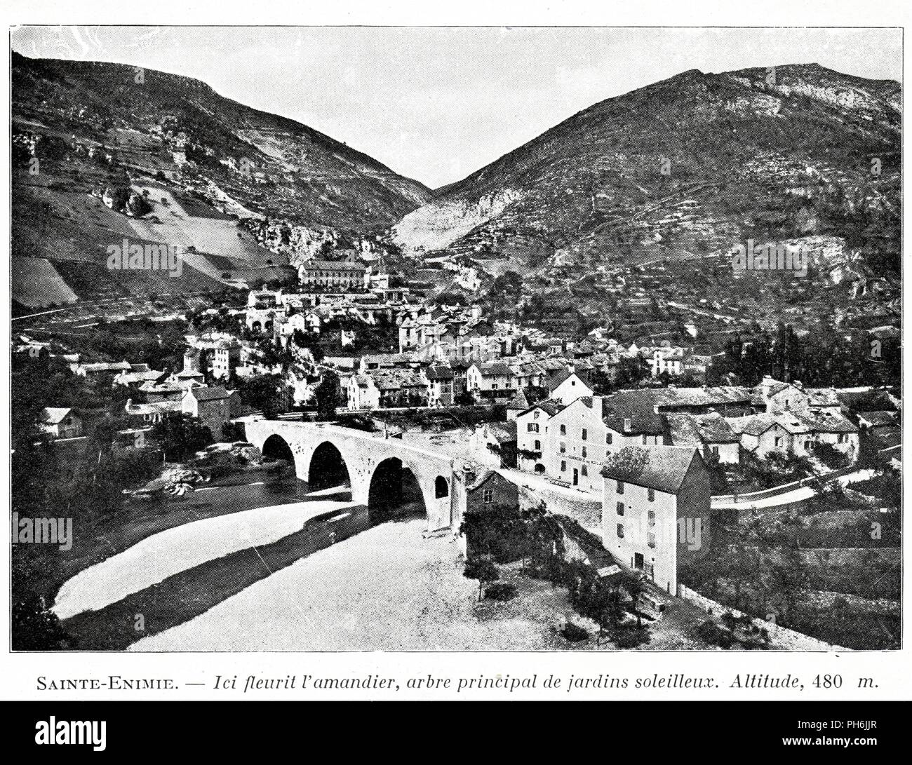 Sainte-Enimie Foto Stock