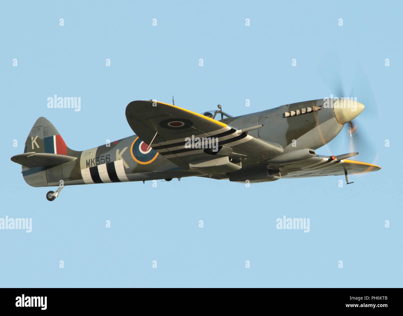 Spitfire Mk356 display Foto Stock