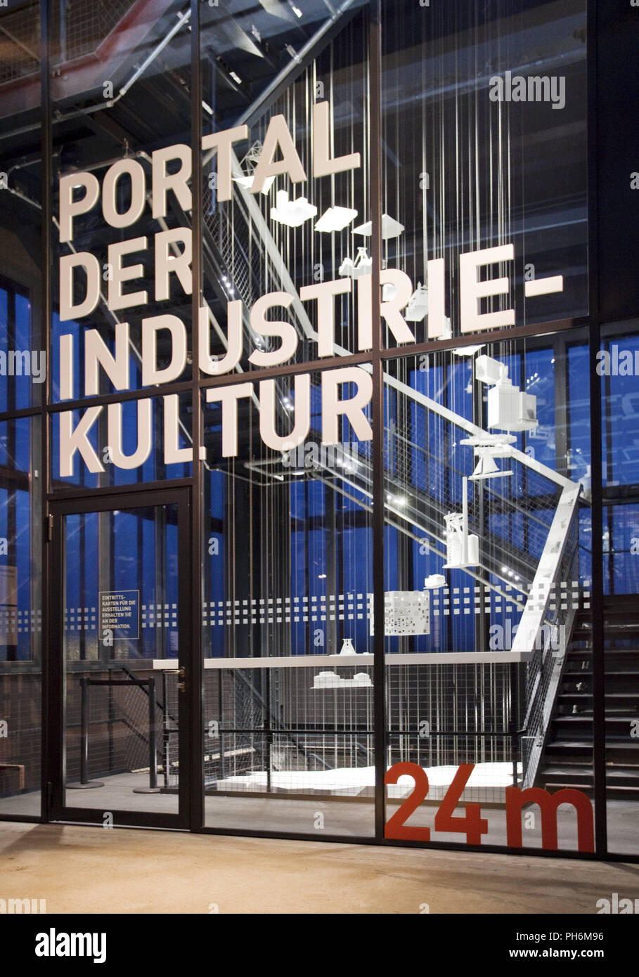 Portale del patrimonio industriale, Zollverein, Essen Foto Stock
