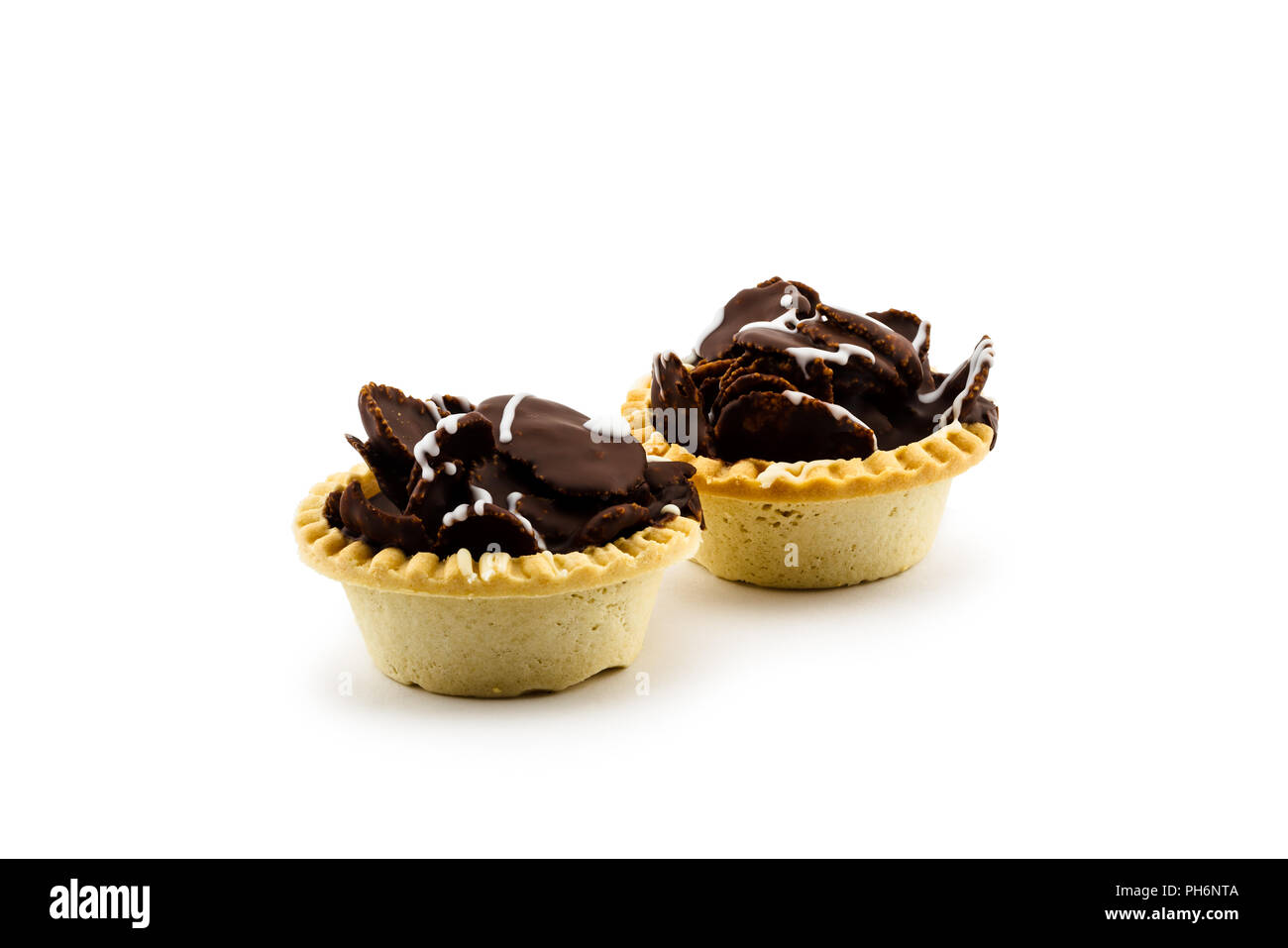 Crostata al cioccolato Foto Stock