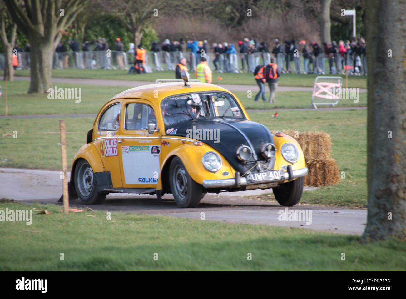 Al rally race retro - Stoneleigh Park Foto Stock