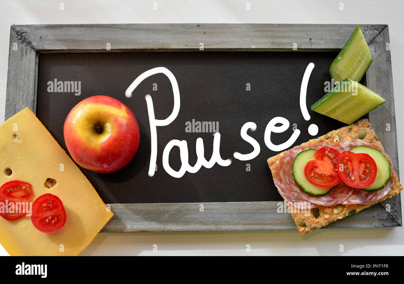 Scuola di Apprendimento recesso prima colazione Foto Stock