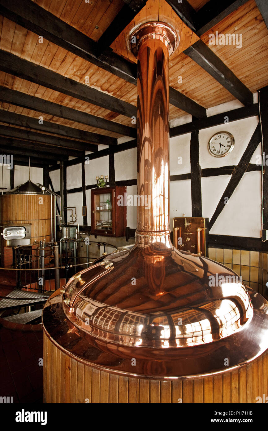 Nella Domschänke in Eslohe birra viene prodotta. Foto Stock